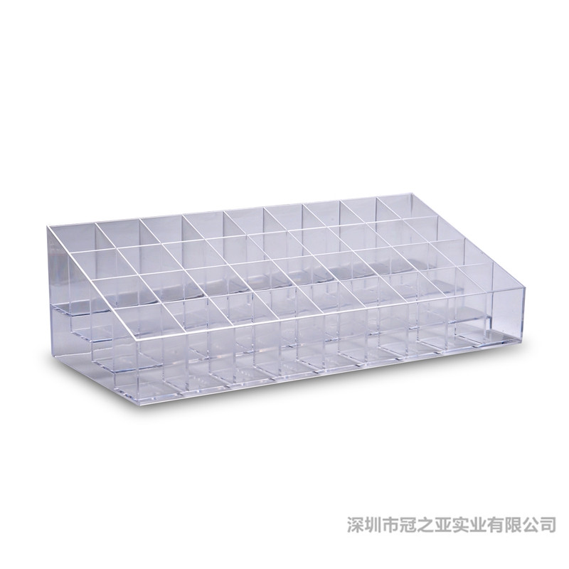 Transparent jewelry storage box