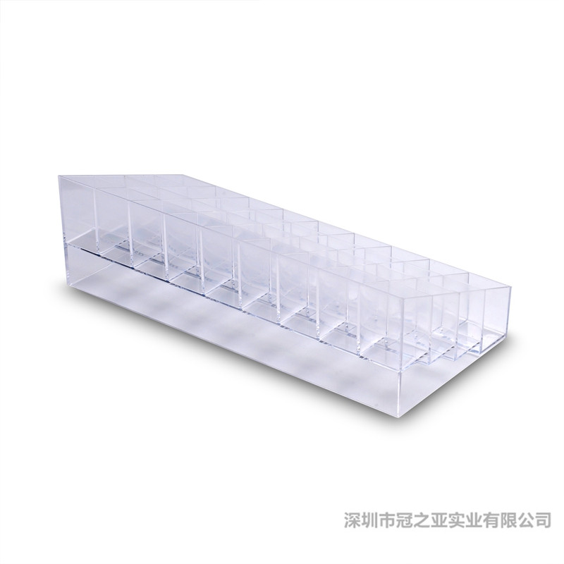 Transparent jewelry storage box
