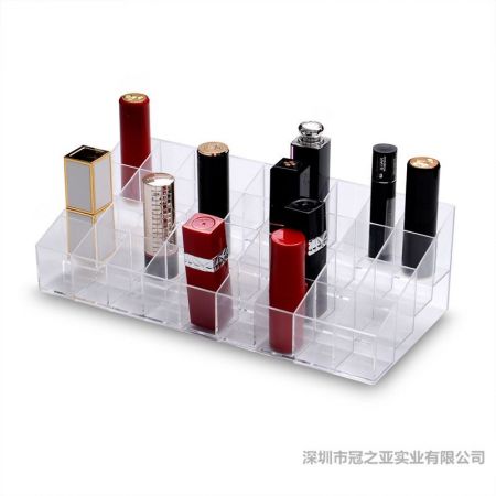 Transparent jewelry storage box
